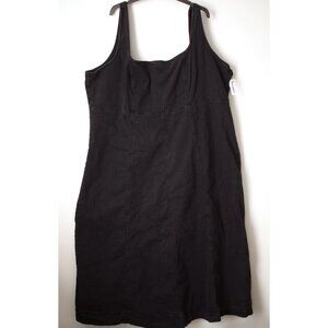 Plus Size Black Denim Dress / 2XL but made very large (fits like 4 XL) OLD NAVY